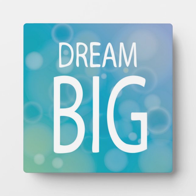 Placa Expositora Dream Big (Frente)