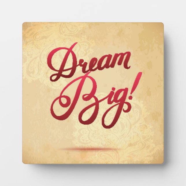 Placa Expositora Dream Big Red (Frente)