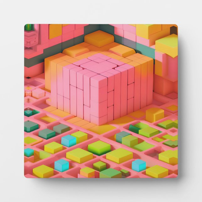 Placa Expositora Dulce de colores vivos (Frente)