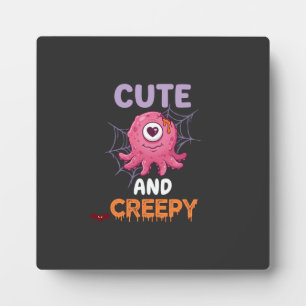 Placa Expositora Dulce Monstruo Rosa Espeluznante Telaraña de Hallo