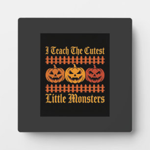 Placa Expositora Dulce o Truco de Halloween Pequeños Monstruos Cala