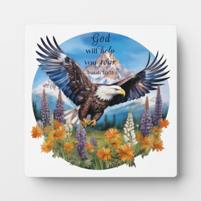 Placa Expositora Eagle Christian Plaque (Frente)
