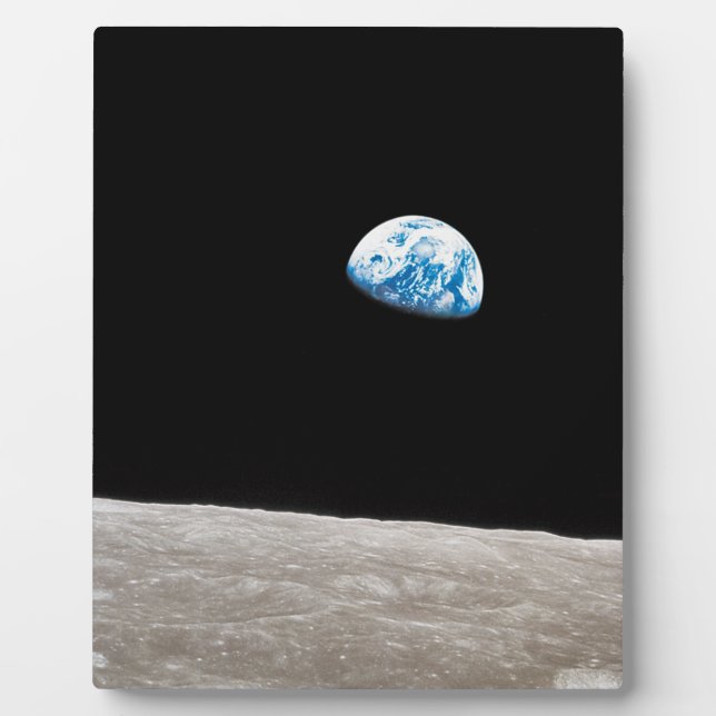 Placa Expositora Earthrise William Anders (Frente)