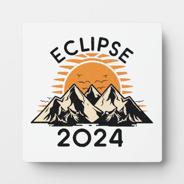 Placa Expositora Eclipse Solar Total 2024 (Frente)