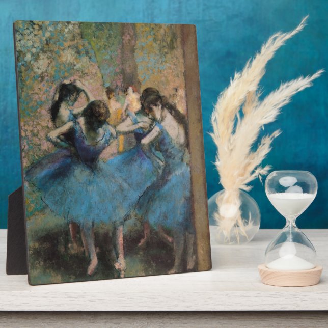 Placa Expositora Edgar Degas | Bailarinas en azul, 1890 (Lado)