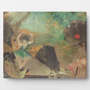 Placa Expositora Edgar Degas   El Loge, c.1883