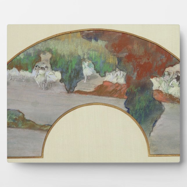 Placa Expositora Edgar Degas | Ventilador, c.1879 (Frente)
