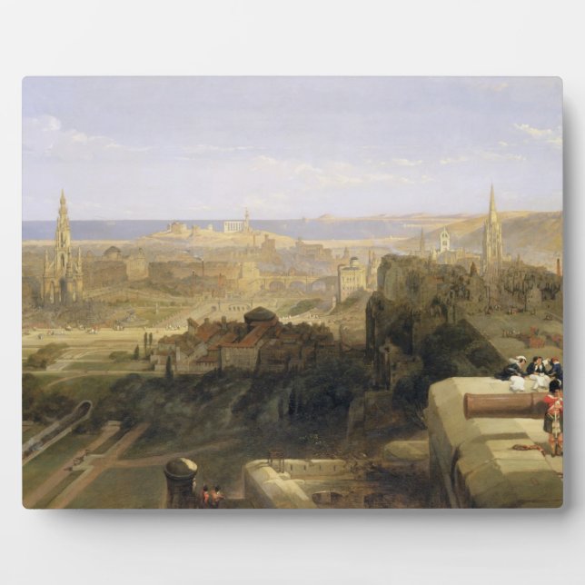 Placa Expositora Edimburgo desde el Castillo, 1847 (aceite sobre li (Frente)