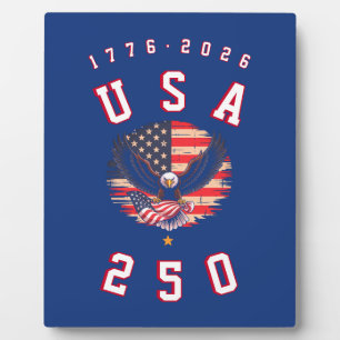 Placa Expositora El 250 aniversario de América EE. UU. 250 1776 202