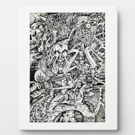 Placa Expositora El Adepto, o, una transfiguración extravagante