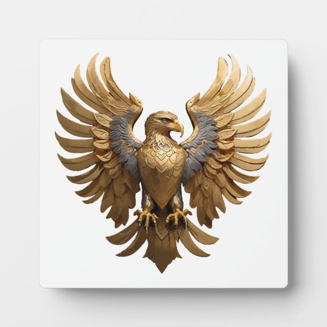 Placa Expositora El águila dorada (Frente)