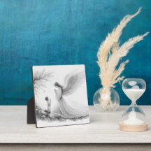 El ángel de la guarda reza con el niño