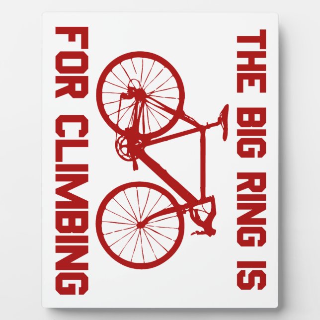 Placa Expositora El Anillo Grande Es Para Escalar (Frente)