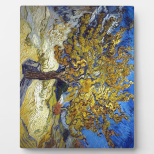 Placa Expositora El árbol de las moras, Vincent van Gogh. Vintage