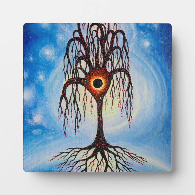Placa Expositora El árbol depresivo de la mente (Frente)