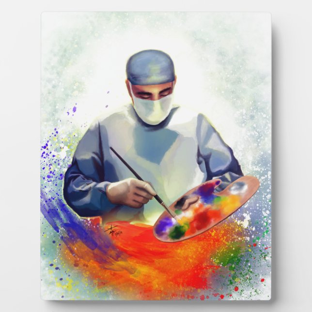 Placa Expositora El arte de la medicina (Frente)