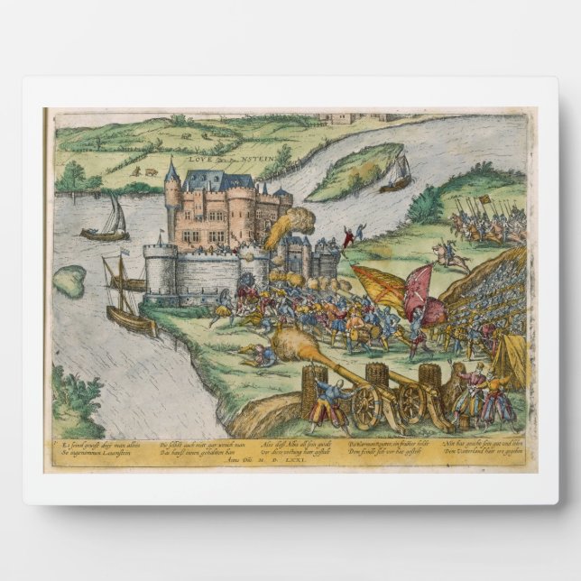 Placa Expositora El asedio de Lovaina y el heroísmo de Harman Reu (Frente)