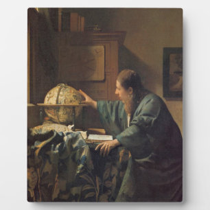 Placa Expositora El astrónomo de Johannes Vermeer