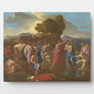 Placa Expositora El bautismo de Cristo, 1641-42