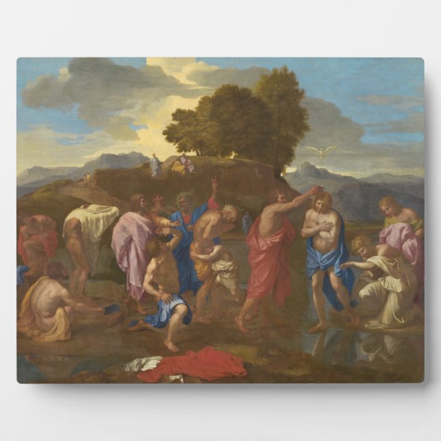 Placa Expositora El bautismo de Cristo, 1641-42 (Frente)