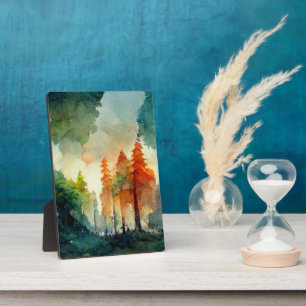 Placa Expositora El bosque (naturaleza)