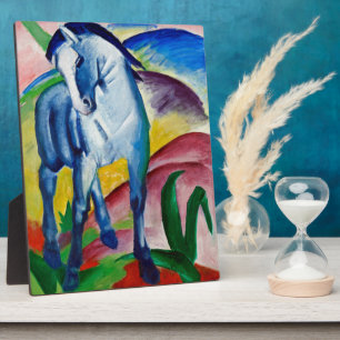 Placa Expositora El caballo azul de Franz Marc
