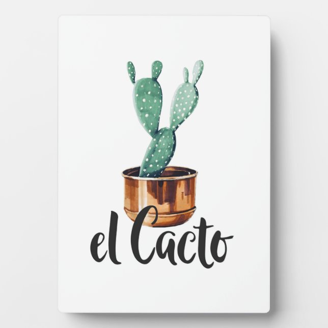 Placa Expositora El Cactus (Frente)