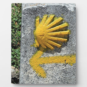 Placa Expositora El Camino de Santiago de Compostela, España