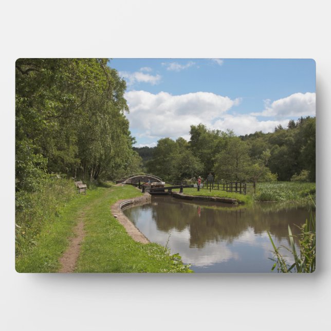 Placa Expositora El Canal Caldon Cheddleton Staffordshire (Frente)