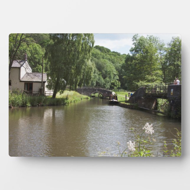 Placa Expositora El Canal de Caldon Consall Staffordshire (Frente)