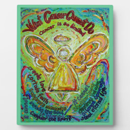 Placa Expositora El cáncer de arcoiris no puede hacer la pintura de