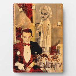 Placa Expositora El Chica rubio de Gangster