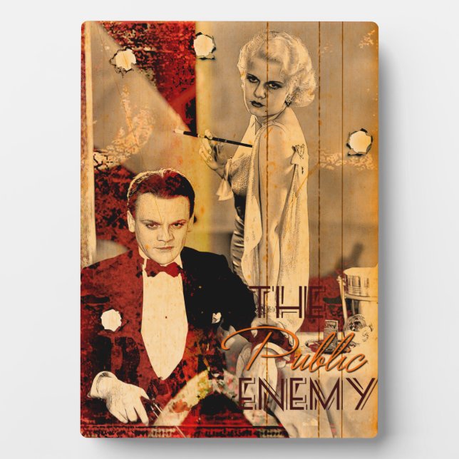 Placa Expositora El Chica rubio de Gangster (Frente)