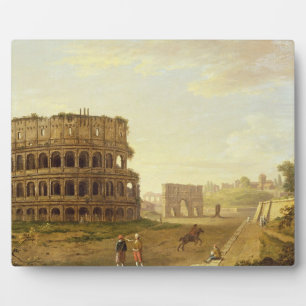 Placa Expositora El Coliseo, 1776 (aceite sobre lienzo)