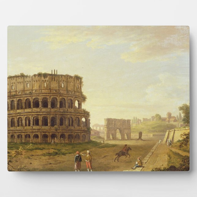 Placa Expositora El Coliseo, 1776 (aceite sobre lienzo) (Frente)
