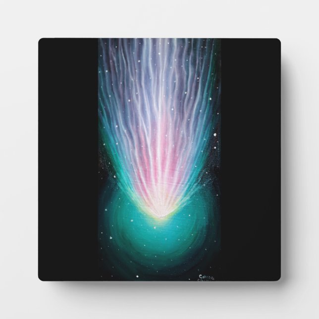 Placa Expositora El cometa Leonard (Frente)