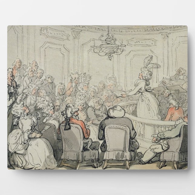 Placa Expositora El concierto, de 'Scenes at Bath', c.1795-1800 (w (Frente)