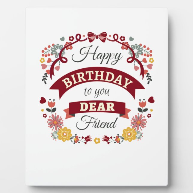 Placa Expositora el cumpleaños es una cosa anual (Frente)