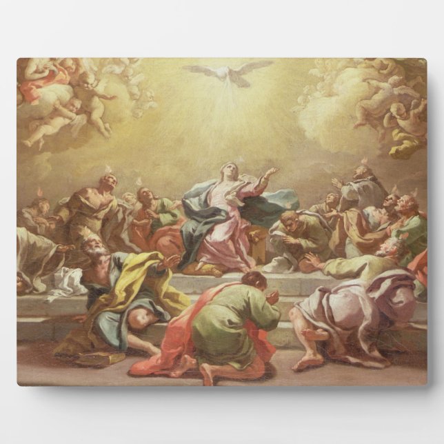 Placa Expositora El Descenso del Espíritu Santo (Frente)