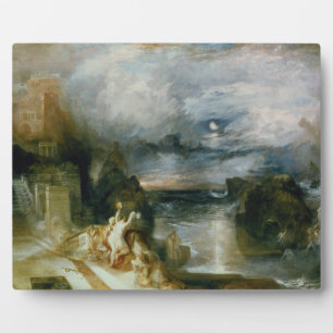 Placa Expositora El desprendimiento de héroe y leander (aceite sobr