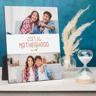 Placa Expositora El Día de la Madre Retro 2 fotos Personalizados tr