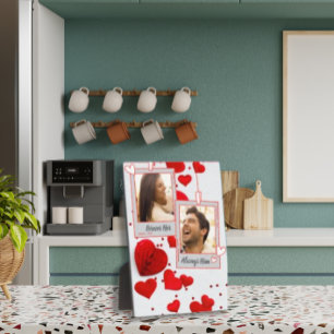 Placa Expositora El día de San Valentín Corazones de Amor Personali