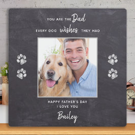 Placa Expositora El Día del Padre de los Perros Mascotas Personaliz