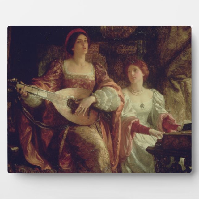 Placa Expositora El Duet (aceite sobre lienzo) (Frente)
