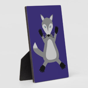 Placa Expositora El espeluznante Lobo de Halloween
