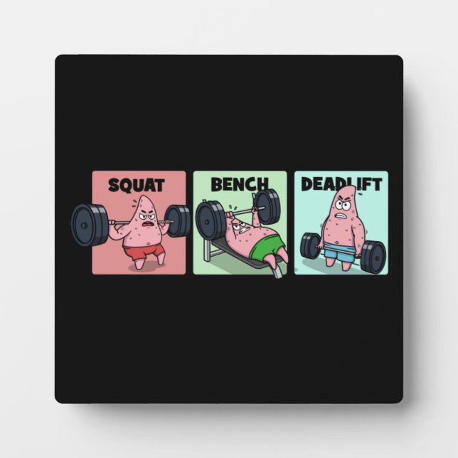 Placa Expositora El éxito y el ritmo de gimnasio (Frente)