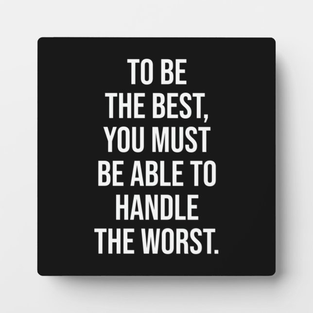 Placa Expositora El éxito y el ritmo de gimnasio (Frente)