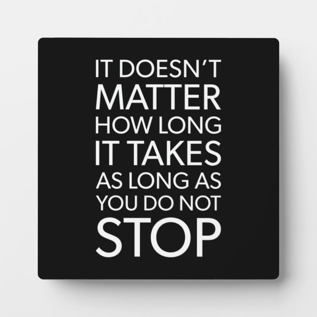 Placa Expositora El éxito y el ritmo de gimnasio (Frente)