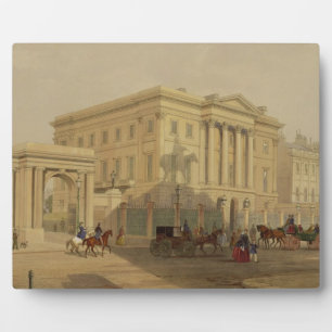 Placa Expositora El exterior de Apsley House, 1853, por J. Dillon (