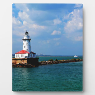 Placa Expositora El faro de Chicago